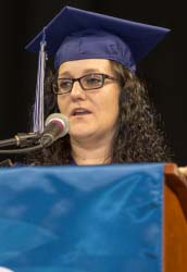 Student speaker Katrina Crowe